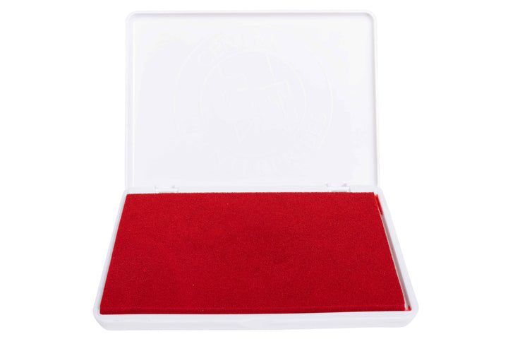 JUMBO STAMP PAD:  WASHABLE  RED
