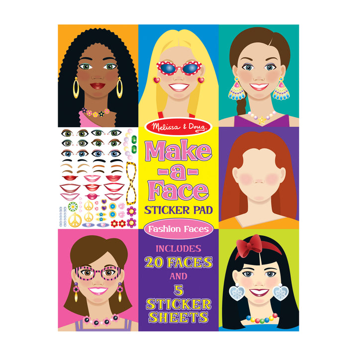 STICKERS: MAKE A FACE STICKER PAD