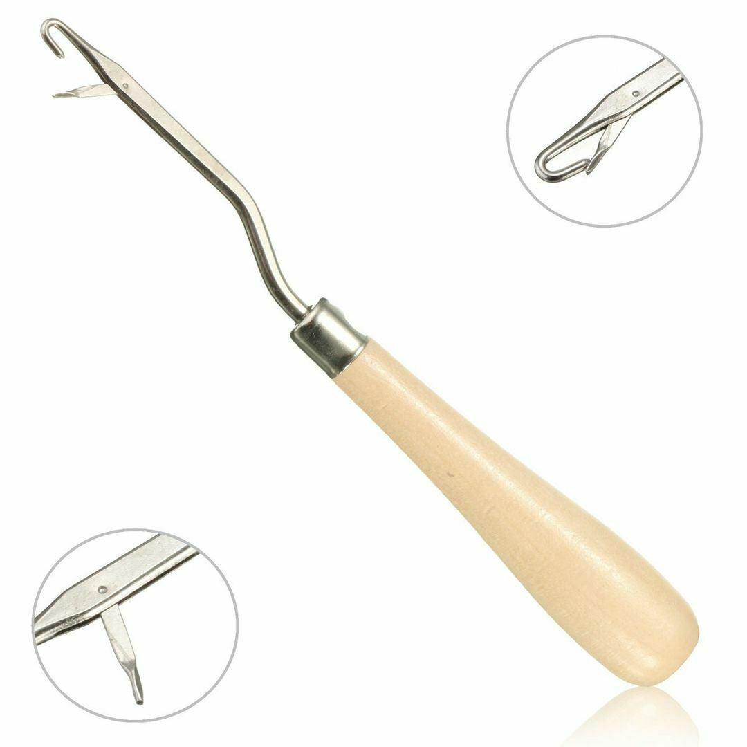 LATCH HOOK - WOOD HANDLE