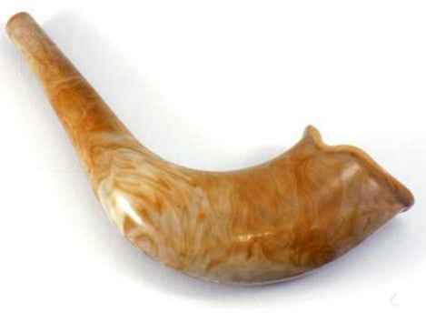 PLASTIC REALISTIC  SHOFAR 9"