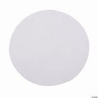 TULLE CIRCLES -  WHITE  9" 10PC
