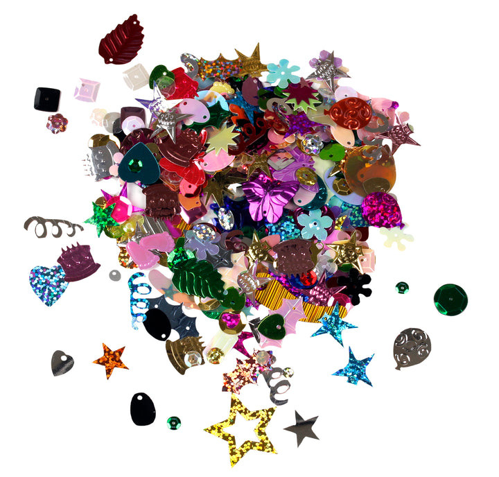 SEQUINS AND SPANGLES CONFETTI  16oz Poly Bag