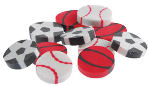 MINI SPORTS ERASER 144/PCKG