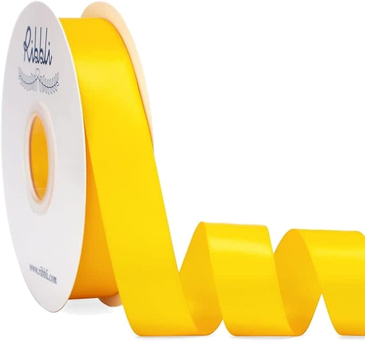 Satin Ribbon 1"x 10 Yards – Yellow
