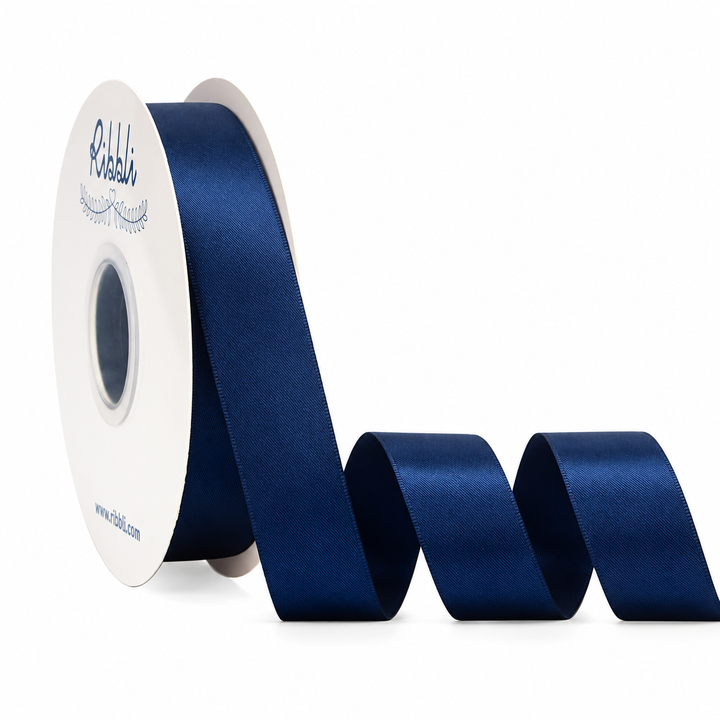 Satin Ribbon 1"x 10 Yards – Navy