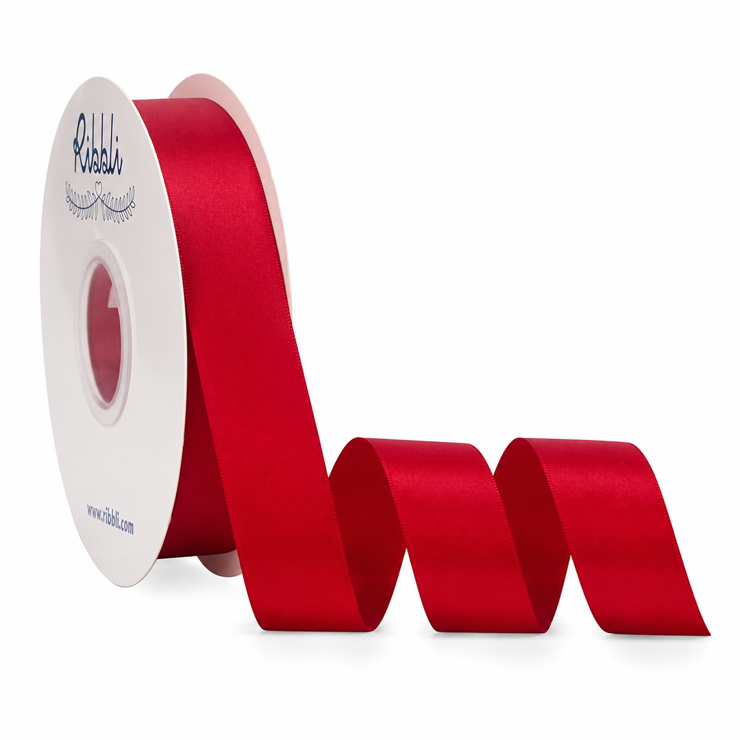 Satin Ribbon 1"x 10 Yards – Red