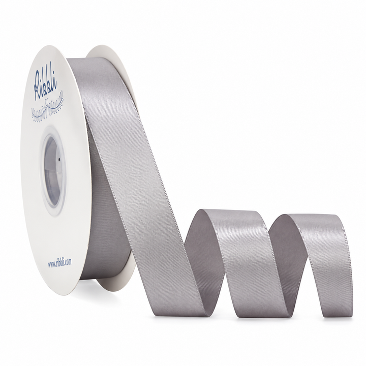 Satin Ribbon 1"x 10 Yards – Silver