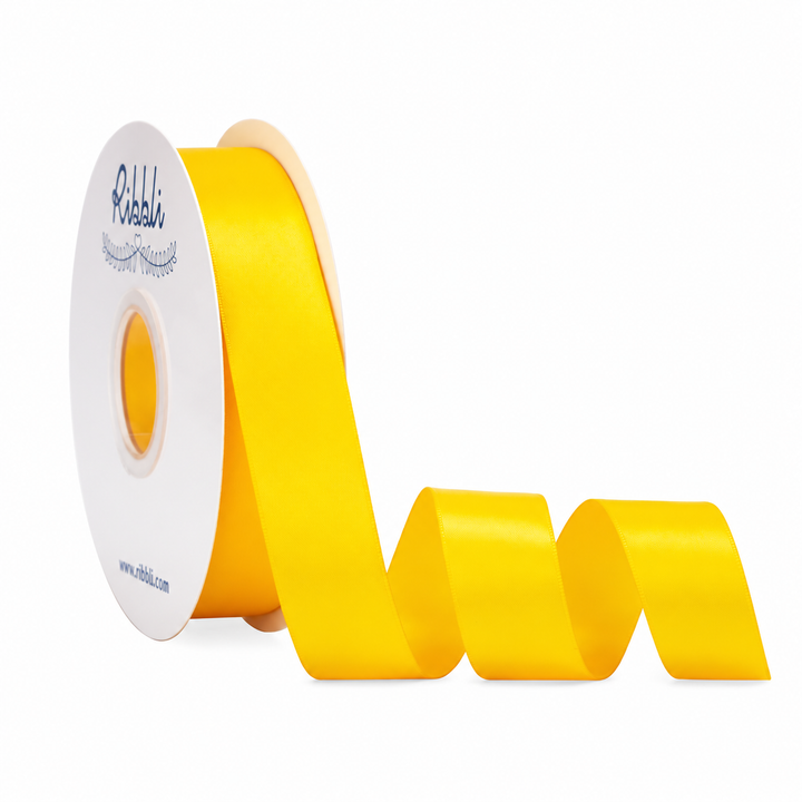 Satin Ribbon 1"x 10 Yards – Yellow