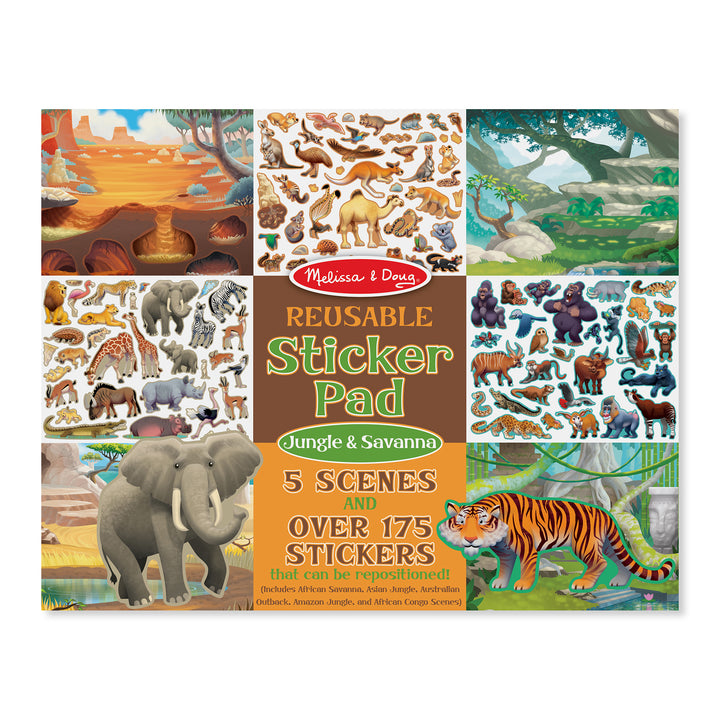STICKERS REUSABLE: JUNGLE