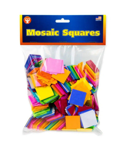 MOSAIC SQUARES: 1" SQUARE 1000 PACK