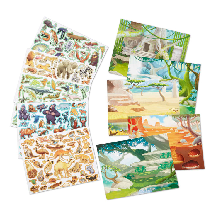 STICKERS REUSABLE: JUNGLE
