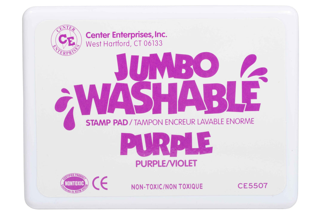 JUMBO STAMP PAD:  WASHABLE PURPLE