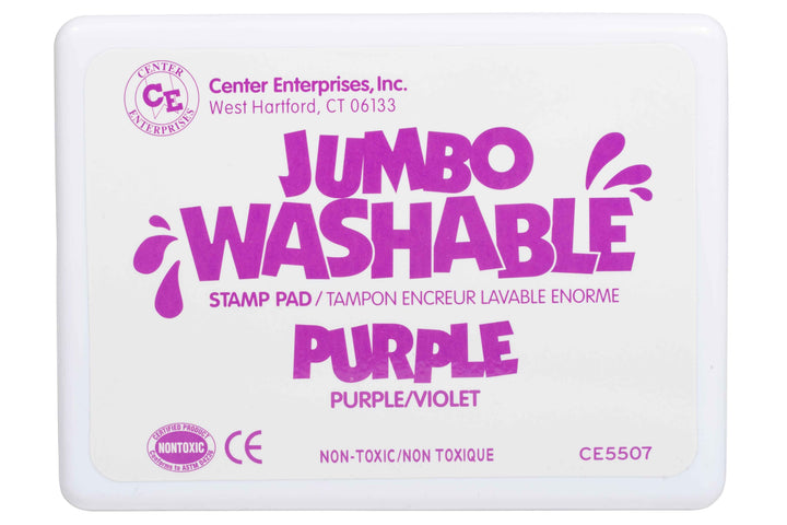 JUMBO STAMP PAD:  WASHABLE PURPLE