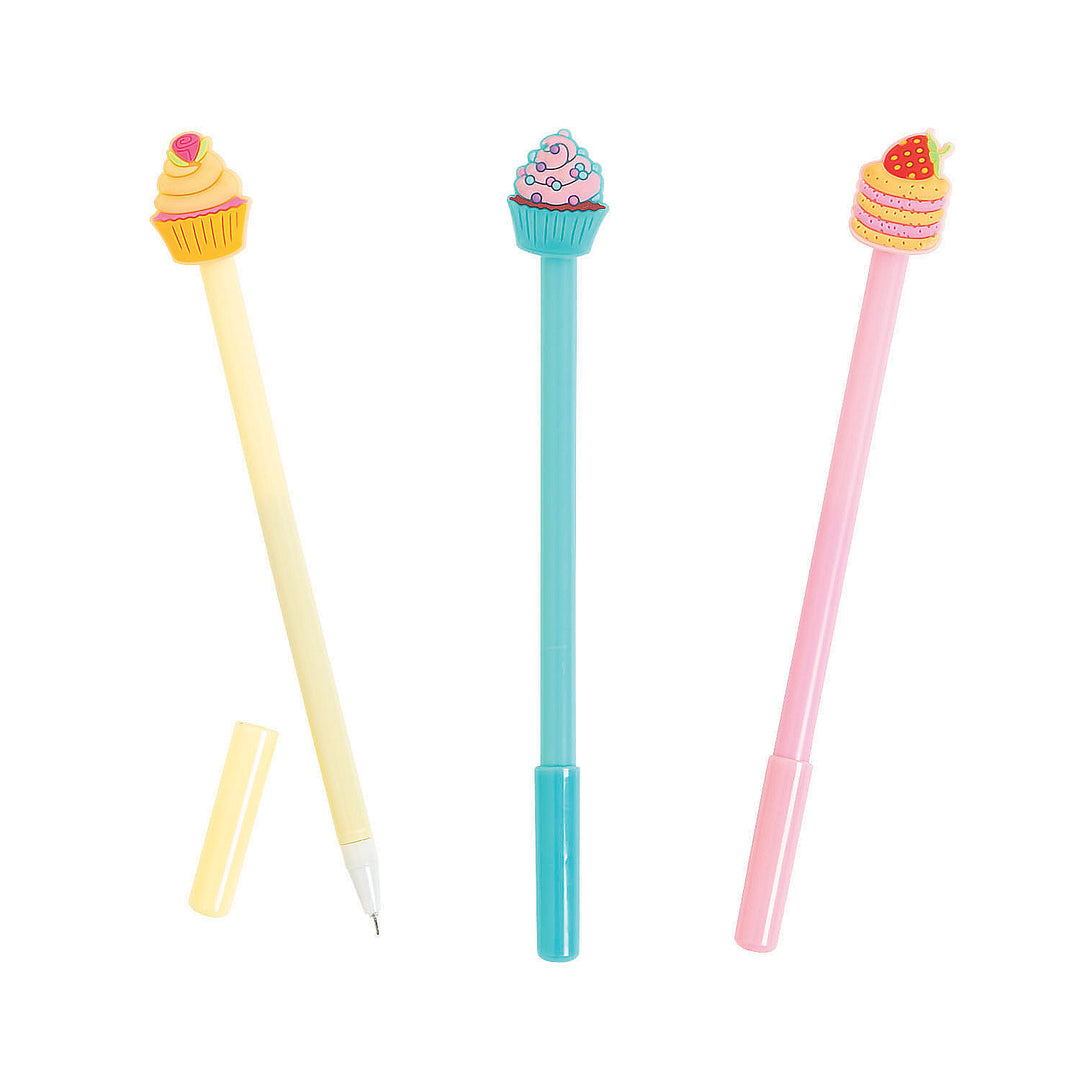 PENS WITH CAKE SCENTED TOPPER