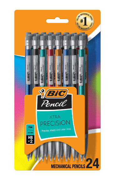 BIC Xtra-Precision Mechanical Pencils 0.5mm -24 Pack
