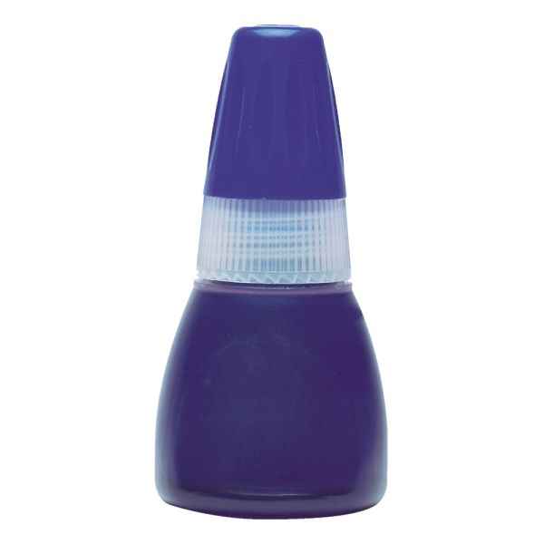 X-STAMPER: OIL BASE STAMP REFILL INK - BLUE 10ML