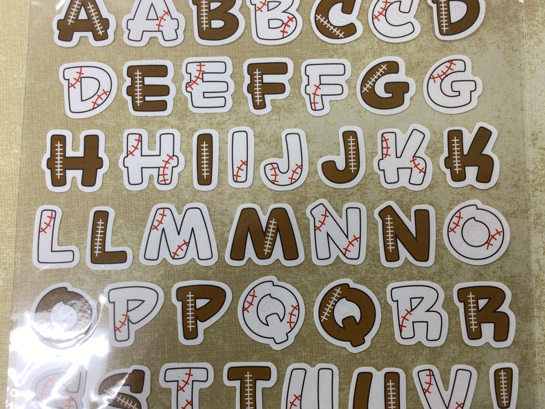 STICKERS: ABC - SPORT THEME