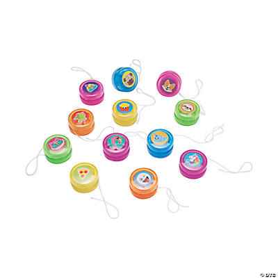 MINI YO YO ASSORTMENT  PKG/48PC