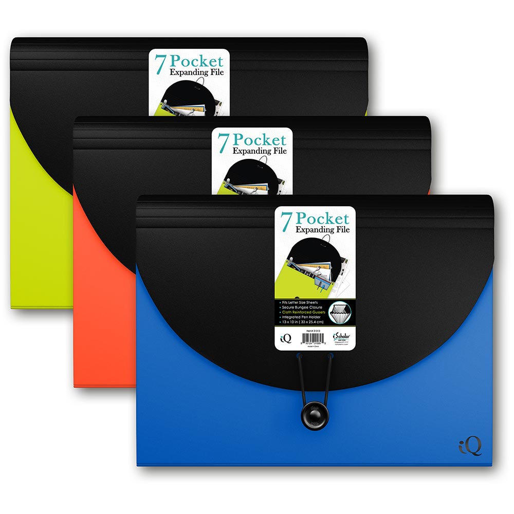 7 POCKET HORIZ EXPANDING FILE