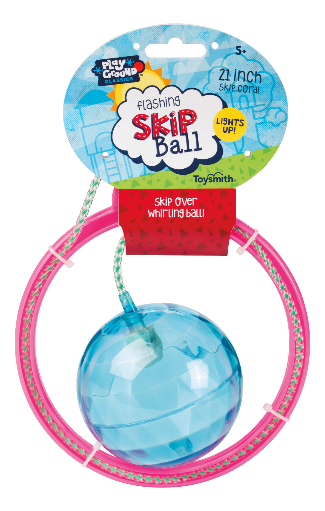 FLASHING SKIP BALL -  22"