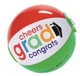 GRAD CHEERS 5" BEACH BALL