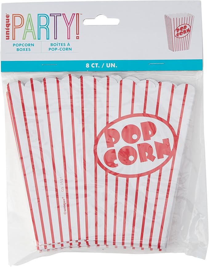 POPCORN BOXES  5" - 8 PACK