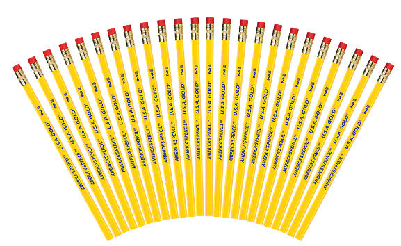 PENCILS USA GOLD ( NON SHARPEND)