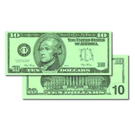 BILLS: $10, SET OF 100