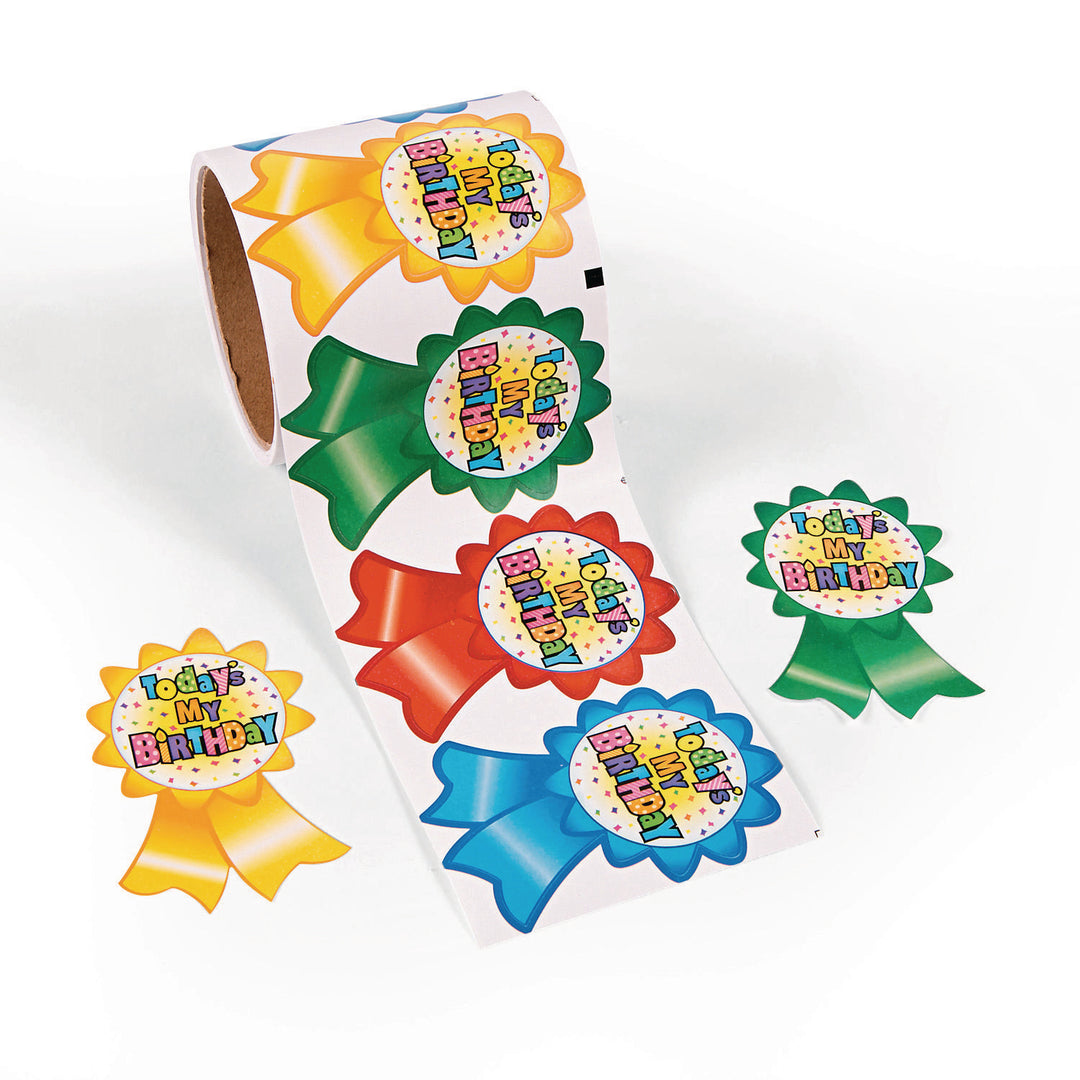 STICKERS ROLL:  BIRTHDAY