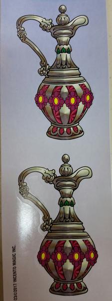 STICKERS: WINE DECANTER 2 PER SHEET - 6 SHEETS
