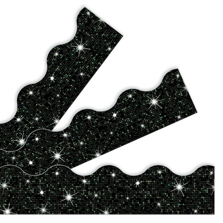 Sparkle Scalloped Border  2.25"x35&