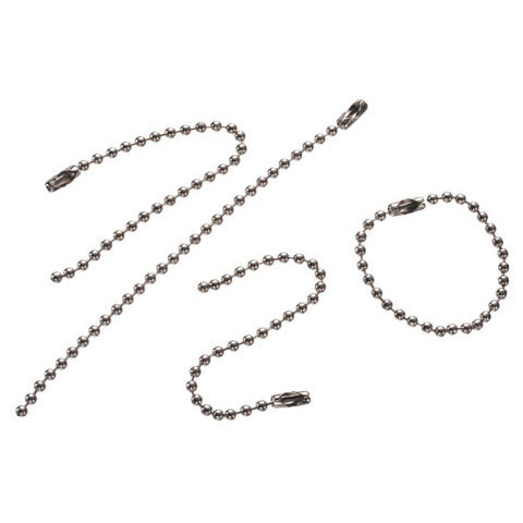 BALL CHAIN: 2.4MM BALL, 4" LONG  28 PACK