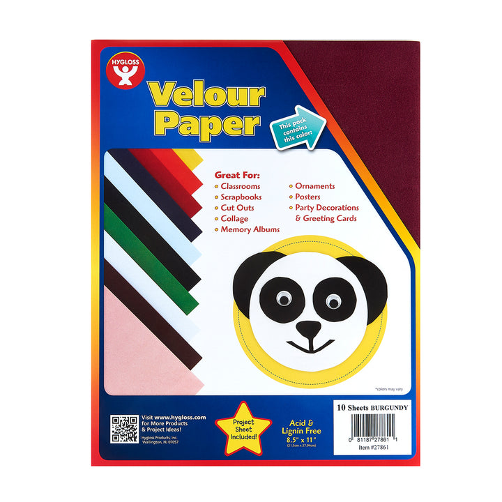 Velour Paper 8.5"x11"
