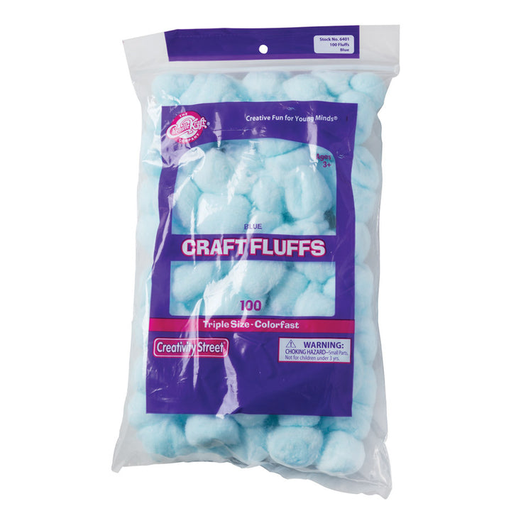 CRAFT FLUFFS: BLUE 100 PACK