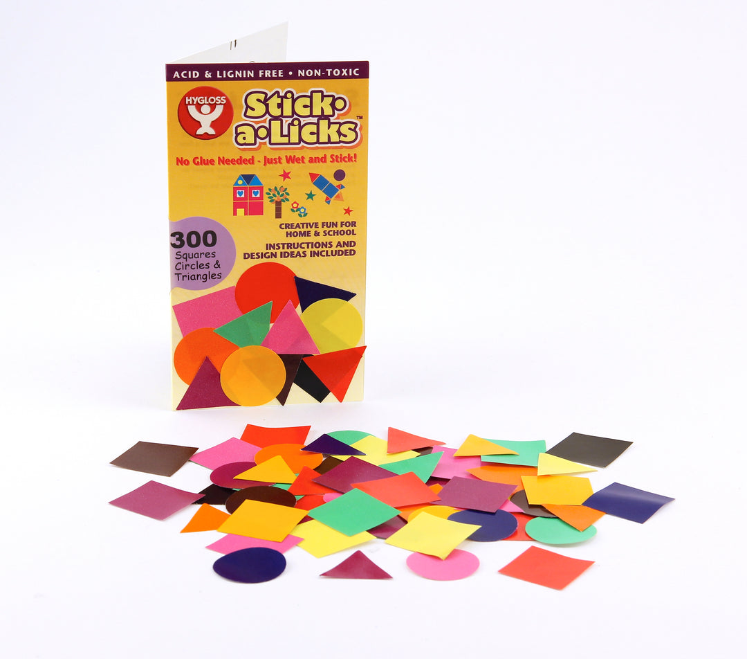STICK-A-LICKS - ASSORTED SHAPES 300 PACK