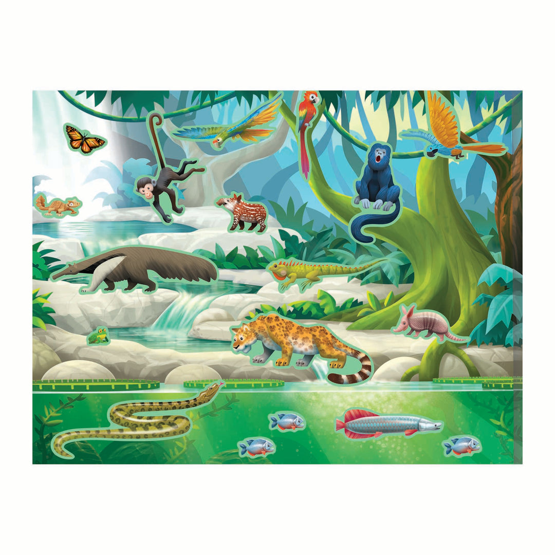 STICKERS REUSABLE: JUNGLE
