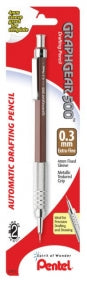 PENCIL: PENTEL GRAPHGEAR 500 MECHANICAL .3MM