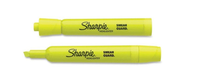 SHARPIE HIGHLIGHTER  CHISEL POINT YELLOW