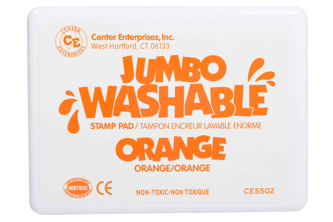 JUMBO STAMP PAD: WASHABLE ORANGE