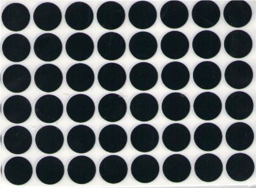 COLOR CODING STICKER : 3/4", BLACK - 32 SHEETS