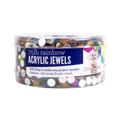 JEWELS : ASSORTED COLORS - BUCKET ¾LB