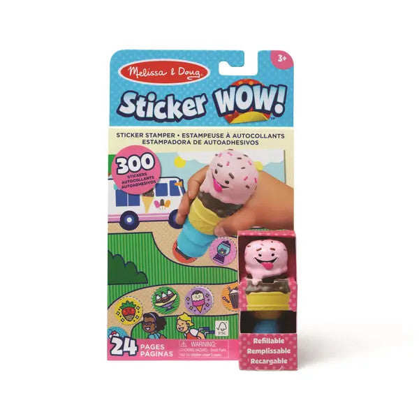 STICKER WOW ACTIVITY BOOK ICE CREAM AGE 3+