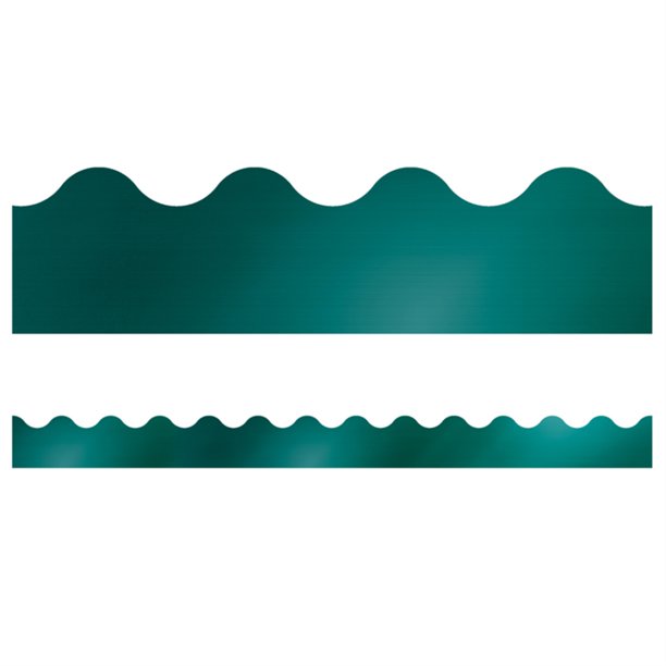 Metallic Scalloped Border 2.25"x39&