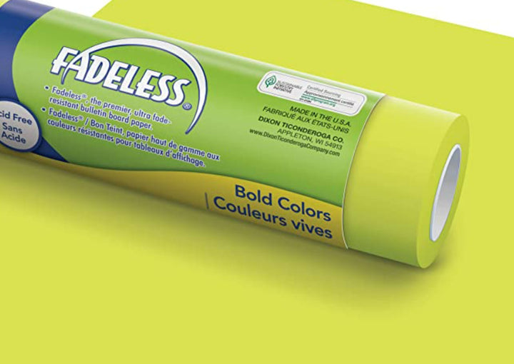 Solid Color Fadeless Backing Paper 48"x50&