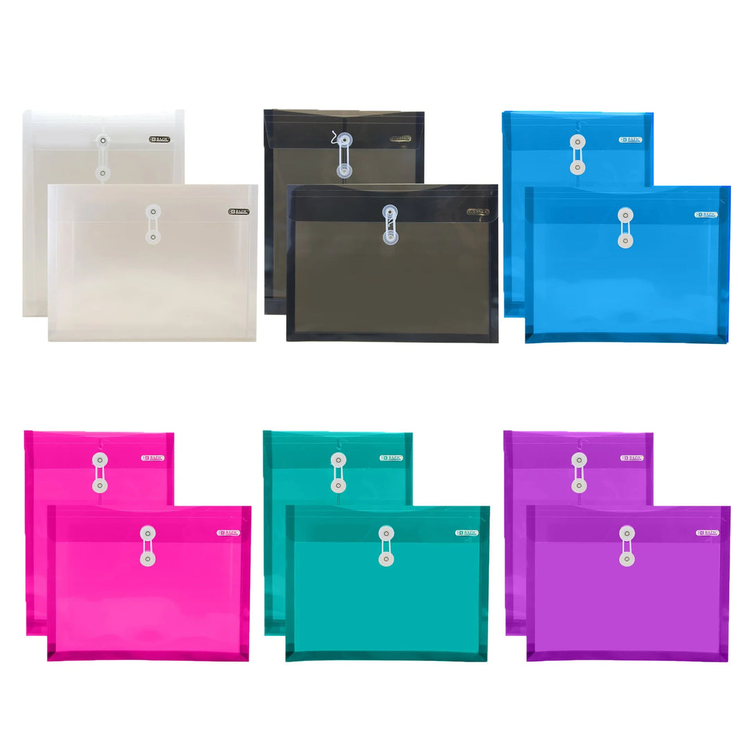 Top / Side Loading Letter Size String Envelope - 2 Pack