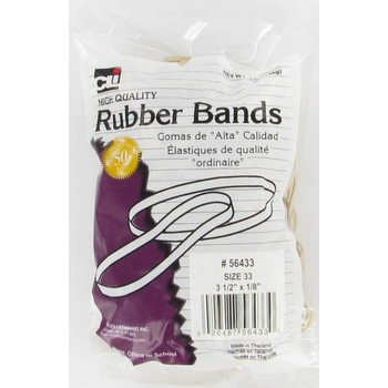 RUBBER BANDS: 1/4 LB - SIZE 
