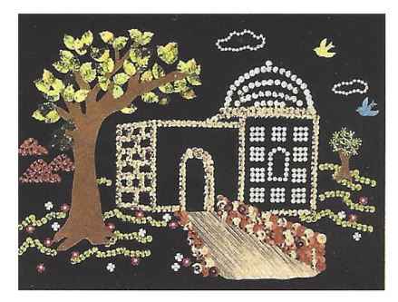 SEQUIN ART : 9"X12" KEVER ROCHEL